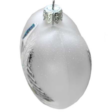 Glasherz Winterlandschaft in Weiß